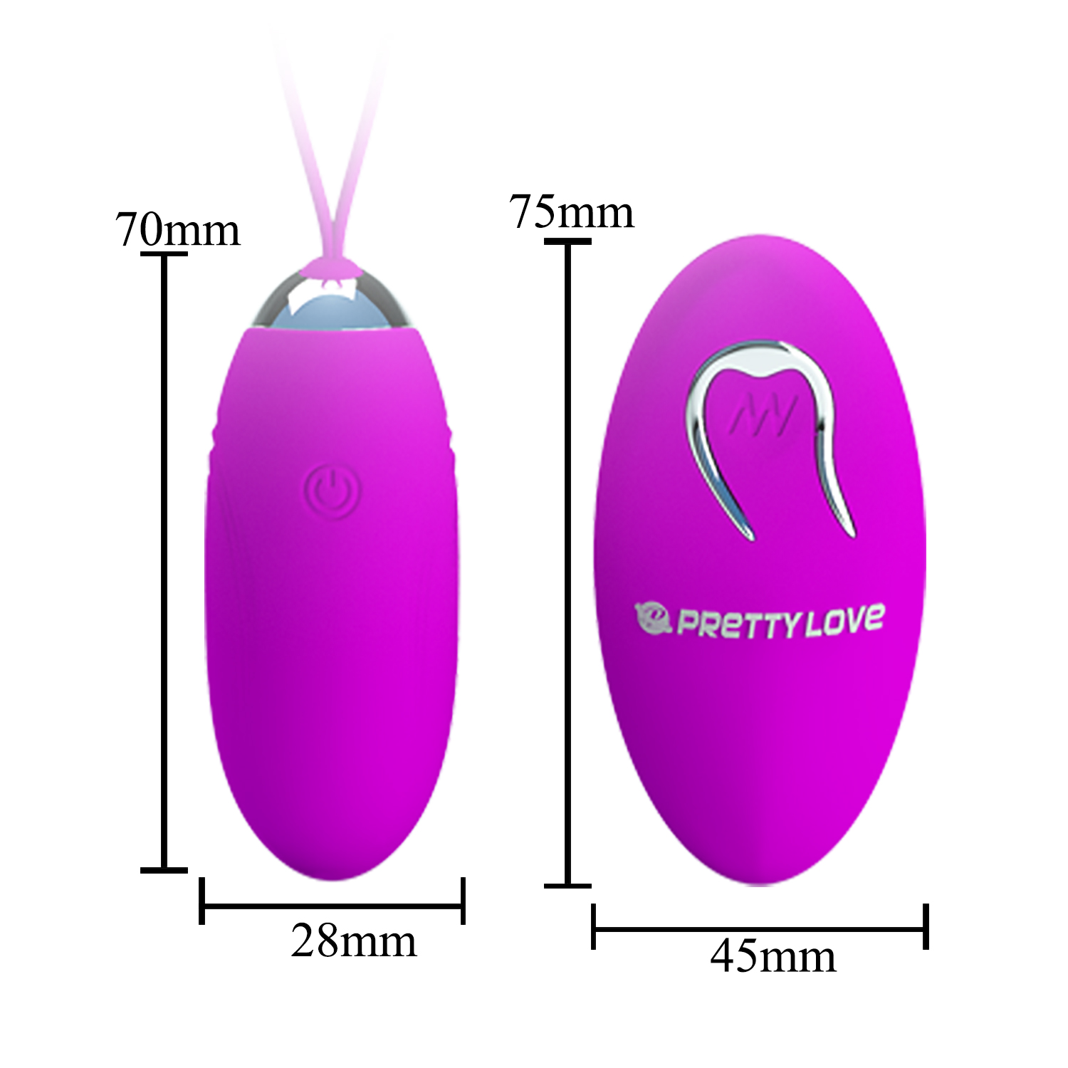 Trứng rung điều khiển từ xa Pretty Love Jenny 12 chế độ rung - Ảnh 5