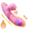 Dương vật giả Sexy Massager rung thụt bú hút điểm g, có sưởi ấm - Ảnh 4