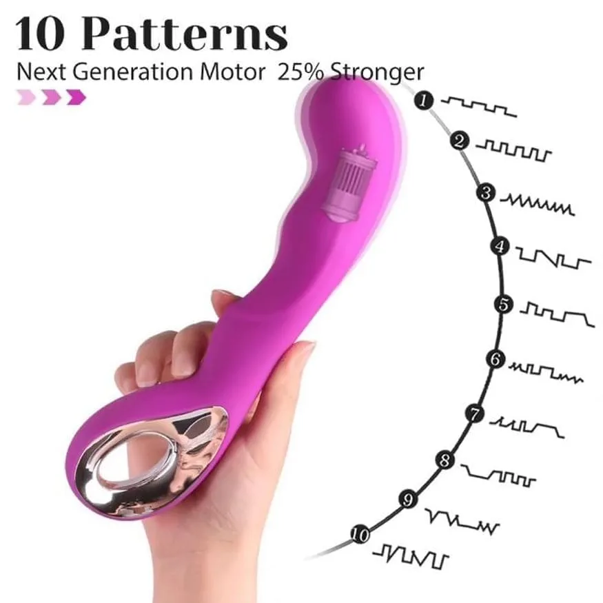 Máy mát xa điểm g âm đạo Anna 10 tần số rung cực phê - Ảnh 3