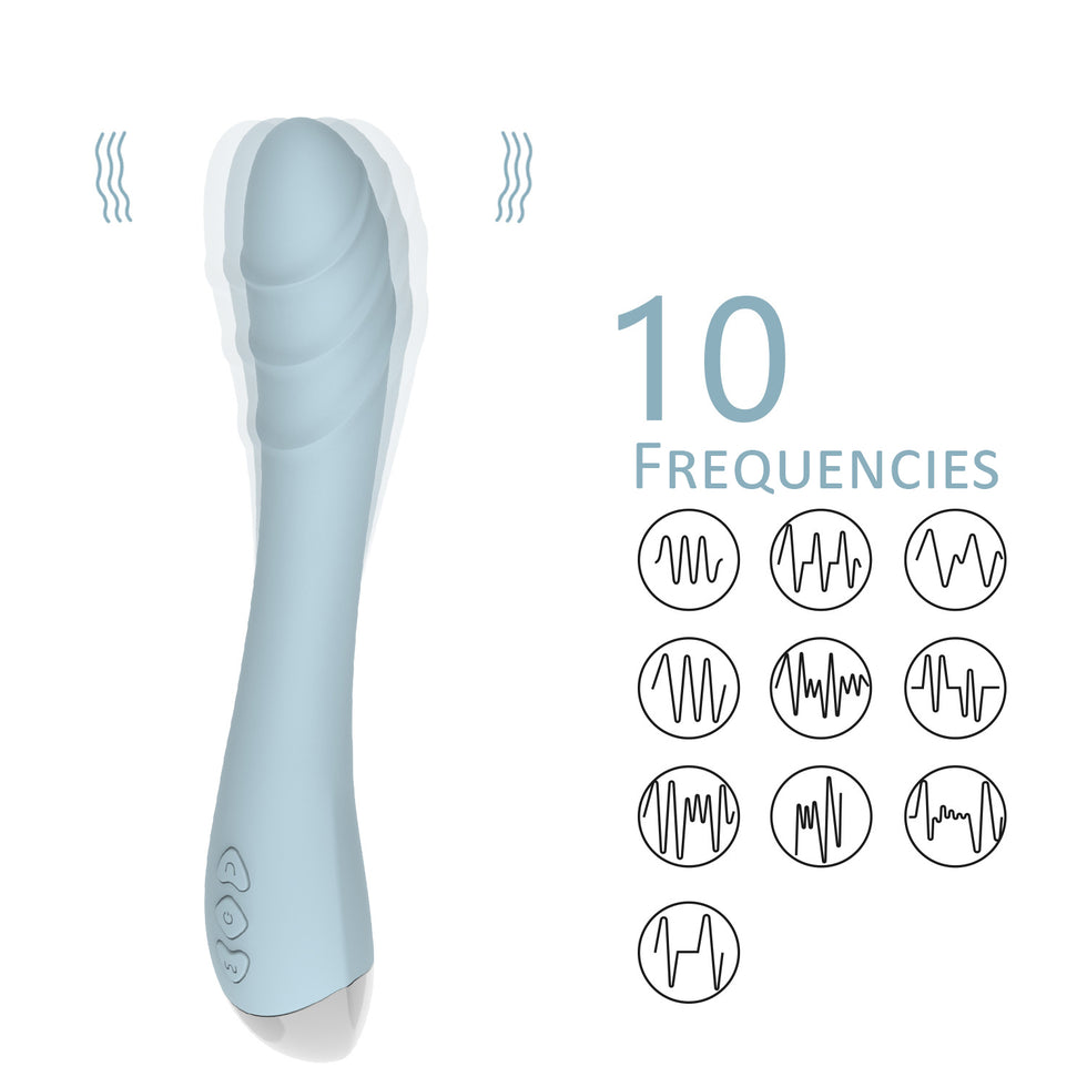 Máy mát xa điểm G âm đạo Fox Silver 10 chế độ rung - Ảnh 3
