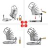 Khóa dương vật inox hình tim TOYBOY - Ảnh 7